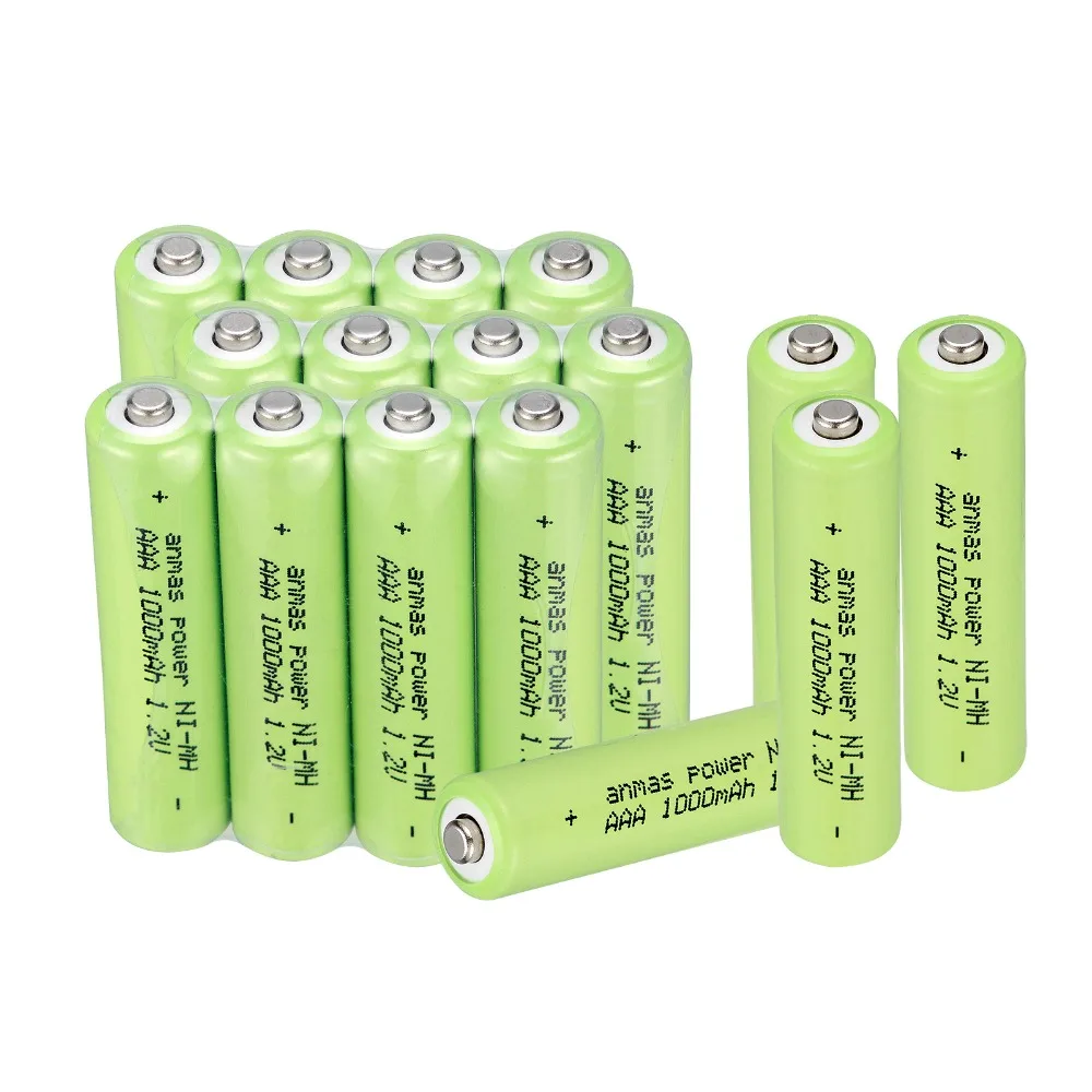 

4/8/12/16Pcs Anmas Power 1.2V AAA Batteries 3A 1000mAh Rechargeable Battery ni-mh batteries AAA battery rechargeable