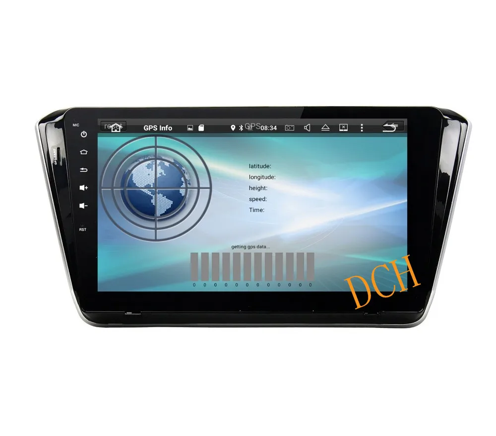 Clearance 10.1" Octa Core Android 9.0 eight core 64G ROM 4G RAM Car DVD Player for Skoda Superb 2015 2016  With GPS Radio WIFI  NAVIGATION 7
