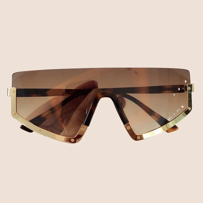 Очки солнцезащитные очки мужские брендовые дизайнерские цельные женские крупные солнцезащитные очки Оттенки UV400