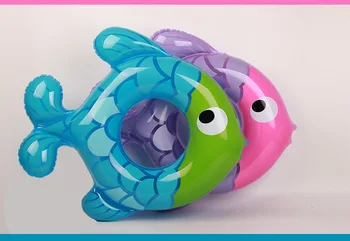 

Wholesale Cartoon Fish style Swimming Rings Inflatable float ring