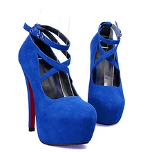 New High-heeled Shoes Woman Pumps Wedding Shoes Platform Fashion Women Shoes Red Bottom High Heels 11cm Suede