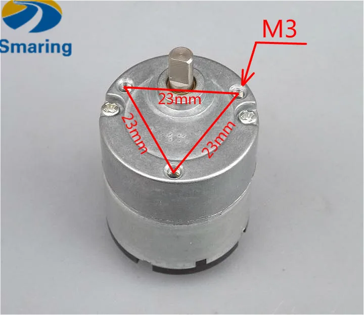 Официальный iSmaring 33GB-520 двигатель постоянного тока, 12 В/350 об/мин высокая скорость, металлический мотор-редуктор для RC умный танк, машина, робот и т. Д