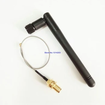 

10set/lot 2.4G WIFI Module Using IPEX Turn SMA Famale External Antenna Adapter With SMA Male Head Antenna