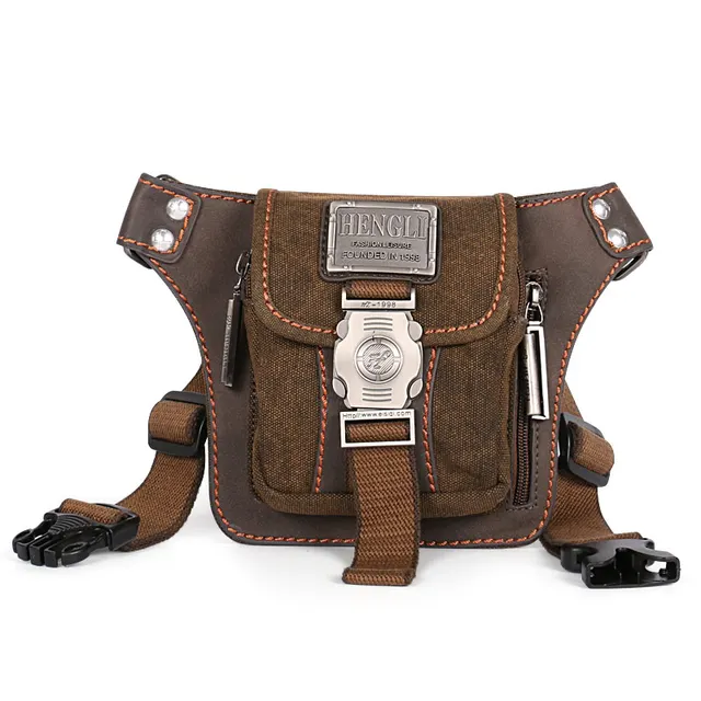 Belt bag Mini Retro Fashion Portable Waist Bag Purse Wearable Vintage Canvas Leisure Tourism Waist Packs Tactical fanny pack 3
