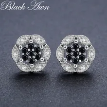 Женские серьги гвоздики из серебра 2 3 пробы 925 г|stud earrings|earrings