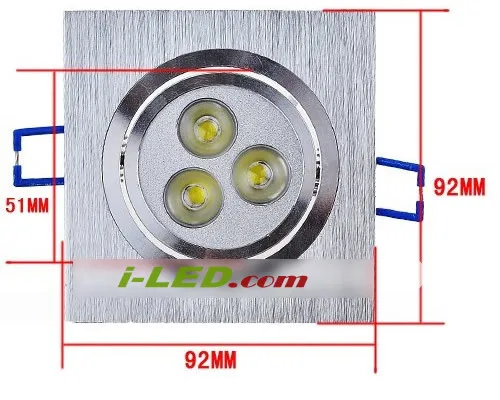 CREE Dimmable Led вниз свет теплый белый 9 Вт 3x3 Вт 110-240 В Led потолочная лампа Led светильник Теплый/Холодный белый SAA UL лампы натуральный свет