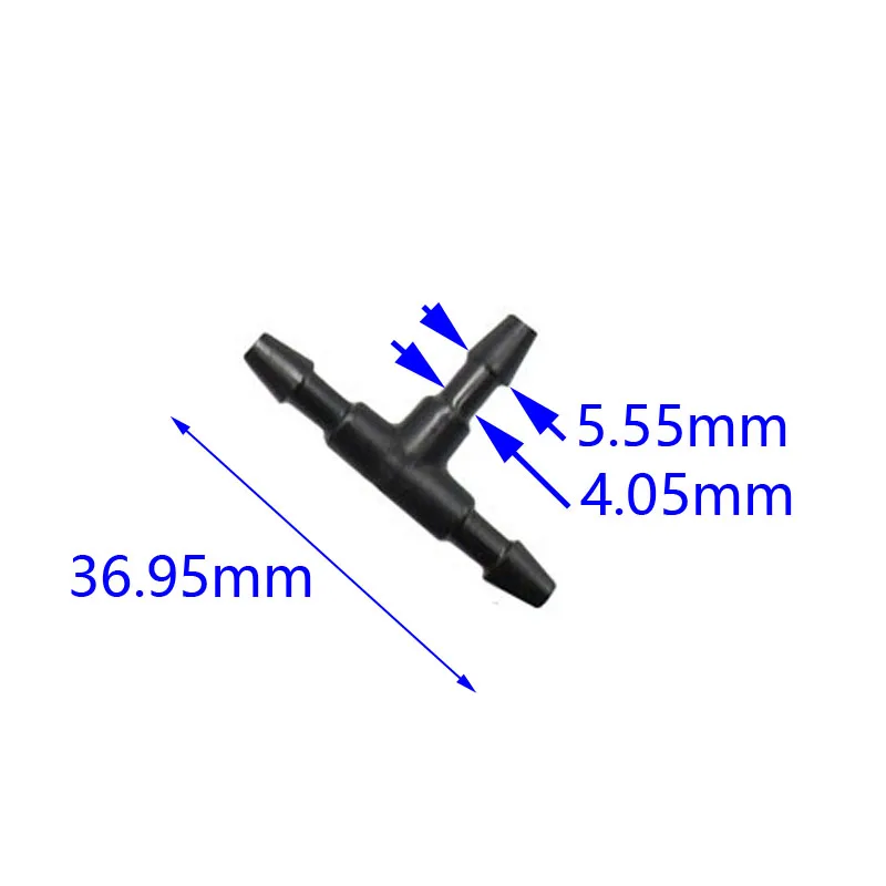 Садовый шланг 1/" тройник 3 контактный разъем 3/5 шланговый соединитель Колючая Тройник сад сплиттер разделитель воды туман адаптер 500 шт
