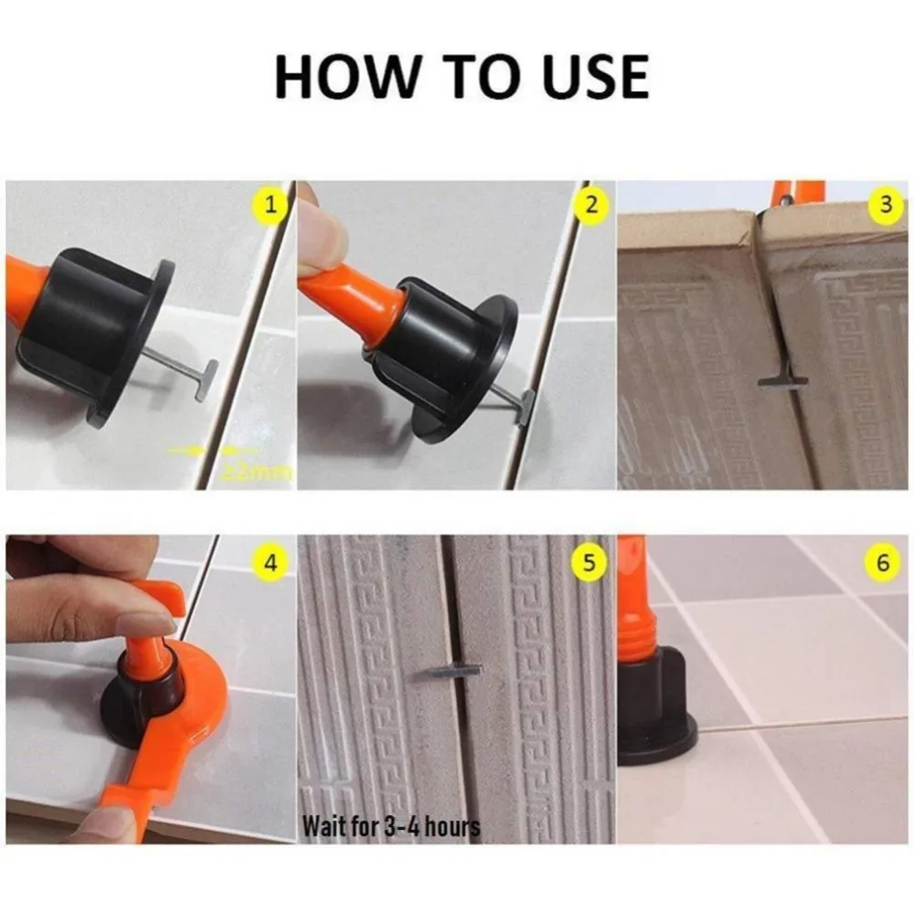 50Pc-set-Tile-Alignment-Tile-Leveling-System-carrelage-Clip-Adjustable-Locator-Spacers-Plier-Level-Wedges-Hand
