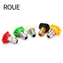 ROUE Real 1/" Нержавеющая сталь 4000 фунтов/кв. дюйм быстрое подключение распылитель высокого давления 0 15 25 40 65 градусов насадка 4,0 Отверстия Размер