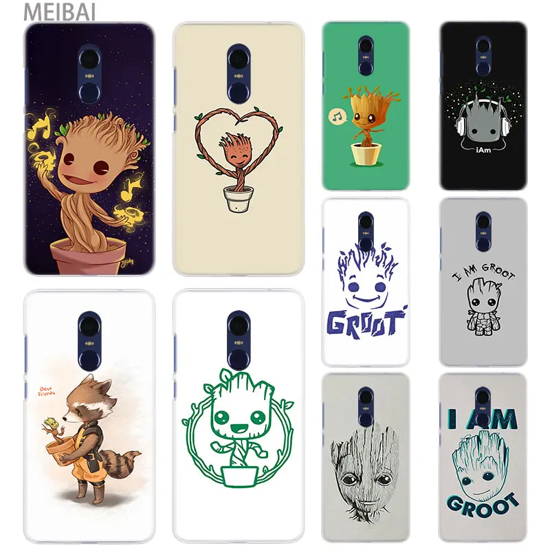 

MEIBAI cute groot hard case for Xiaomi Remdi note 7 5a 4 5 3 4x Redmi 6 pro 6a cover Redmi S2 5a 5 plus 3s