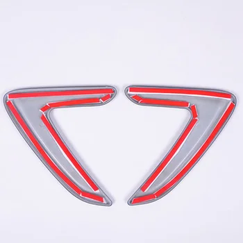 

Exterior Moulding Cover Side Plastic Vehicle 2pcs Auto Air Vent Sticker For BMW 3 Series F30 F31 2013-2018 ABS