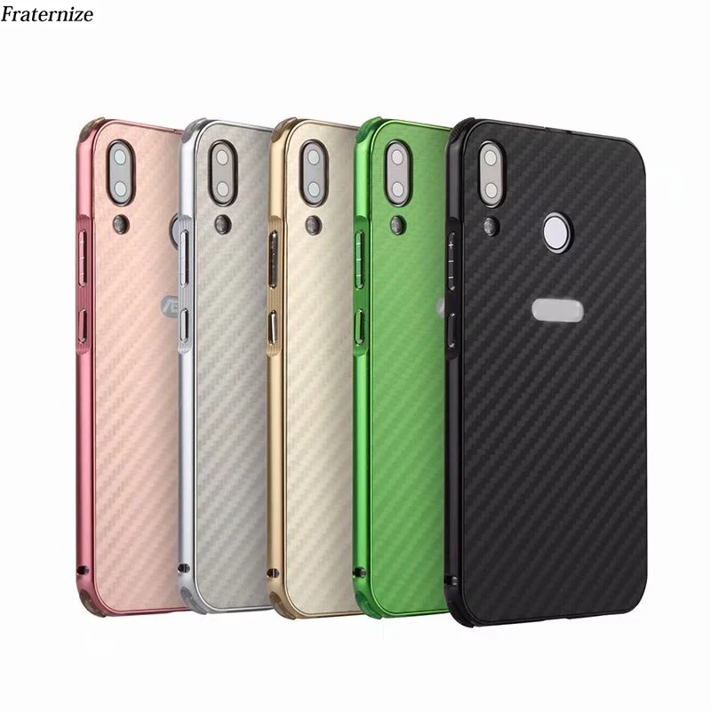 

For Asus Zenfone 5 ZE620KL Plating Metal Aluminum Bumper+Carbon Fiber Brushed Hybrid shockproof Back Cover ForZenfone 5z ZS620KL