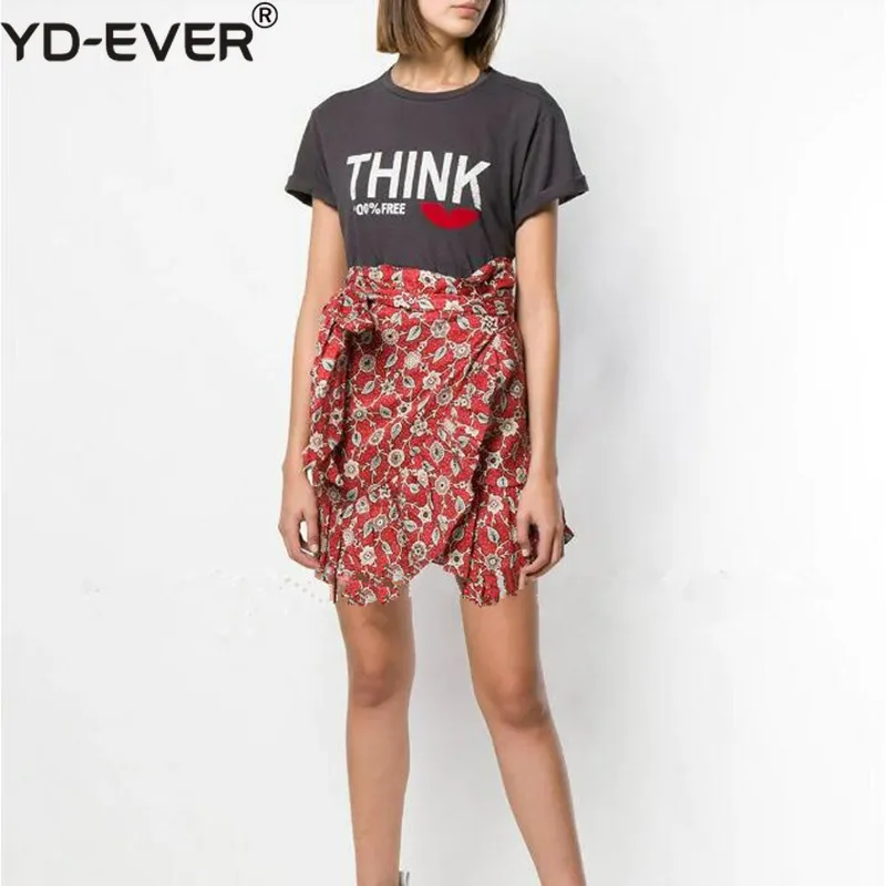 

2019 New Women Cotton Tee Shirt Letter Print Short Sleeve T-shirt