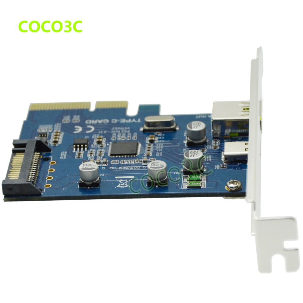  Escritorio 10Gbps USB 31 tipo C + puerto de carga rápida USB tarjeta PCI express PCI-e x4 A Adaptad