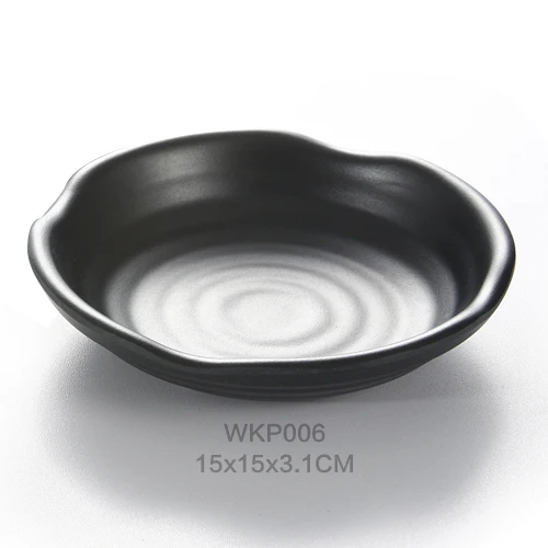 6INCH Wholesale Porcelain like Plate Zen Style Dipping Sauce Dishes, for Appetizer, Dessert