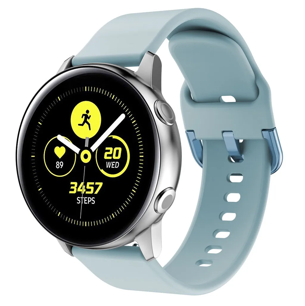 Силиконовый спортивный ремешок для Galaxy watch active smart watch ремешок для samsung Galaxy 42 мм Замена часов Новинка#25