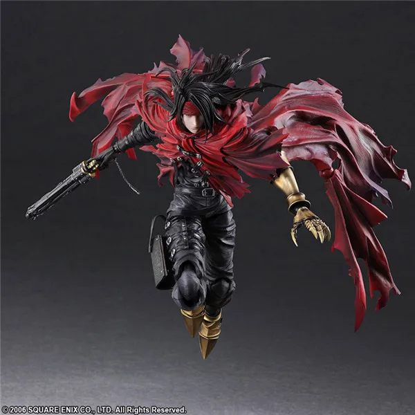 Final Fantasy 7 Vincent Valentine фигурки для игры в искусство Dirge of Cerberus BJD коллекционные игрушки 25 см