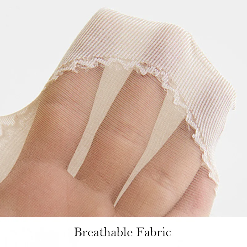 Summer Sexy Ultra-thin Woman Socks Elastic Wear-Resistant Silk Women Socks Cool Transparent Crystal Short Female Socks for Woman