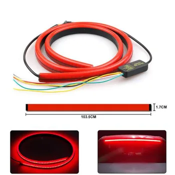 

Modified DC 12V Car High Brake Light Strobe Light After The Glass Stop Lamp LED Streamer Warning Light Anti-tailing