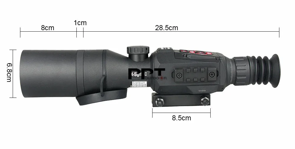 Eagleeye Тактический ночного видения область HD 5-20X день и ночь прицел 3 режима просмотра Bluetooth и Wifi PP27-0022