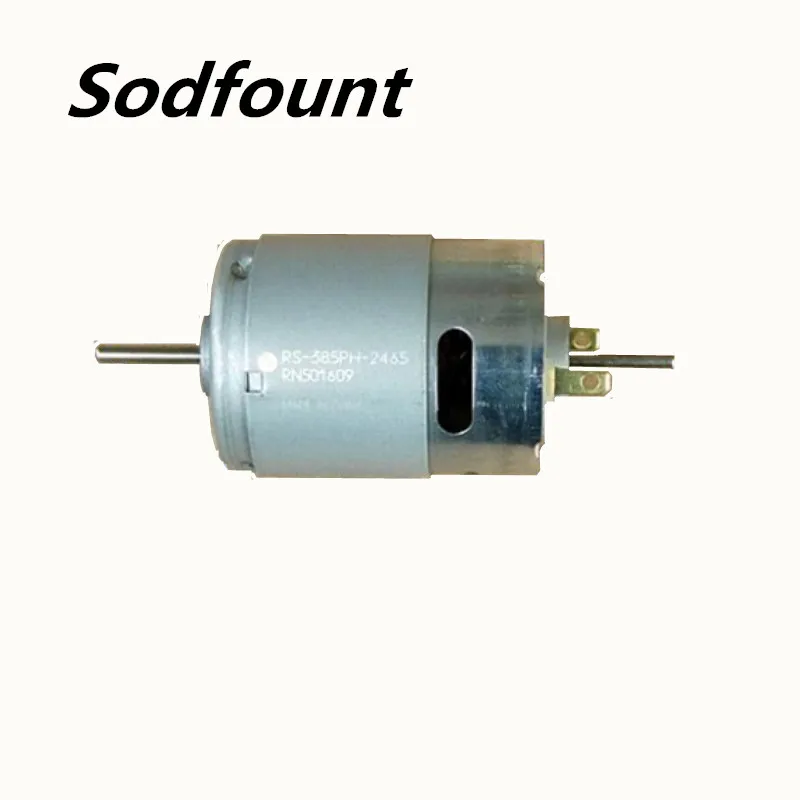 

1pcs 385-2465 Motor DC12V/18V/24V 8100/13800/18500RPM Double shaft High speed Large torque DIY Ship model Car model motor