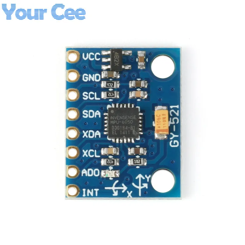 GY-521 MPU-6050 MPU6050 Module 3 Axis analog gyro sensors 3 Axis Accelerometer Module (6)