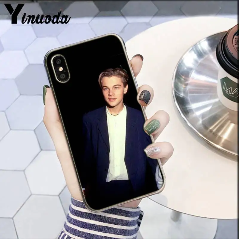 Yinuoda Leonardo Di Caprio young leo чехол для телефона с узором для iPhone 6S 6plus 7plus 8 8Plus X Xs MAX 5 5S XR 11 11pro 11promax