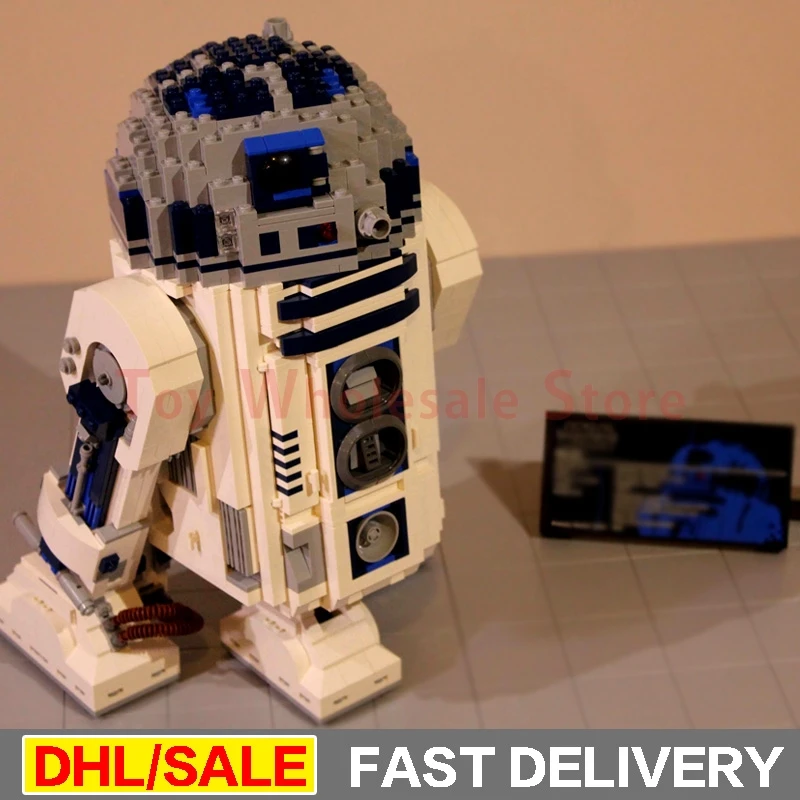 

Lepin 05043 2127Pcs New Genuine Star War Series The R2-D2 Robot Set Out of print Building Blocks Bricks lepins Toys Clone 10225