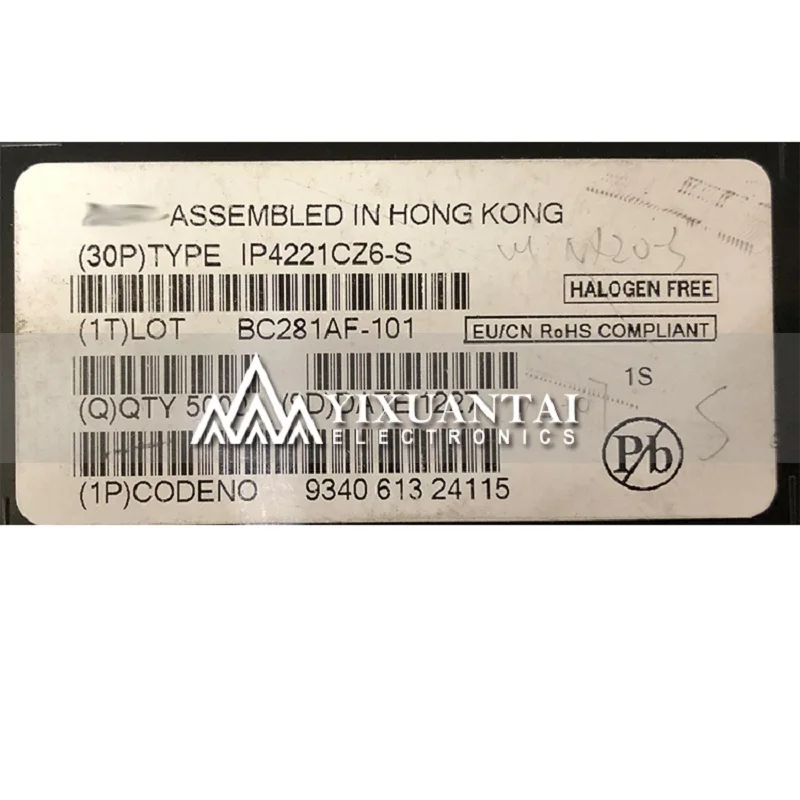 10pcs/lot   New Original  IP4221CZ6-S    IP4221CZ6    IP4221    1S   XSON-6