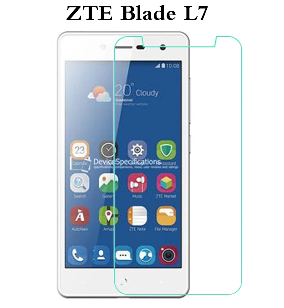 Закаленное стекло для ZTE Blade A520 A612 Prestige 2 L Lte Zfive L7 small fresh 5 Защитная пленка