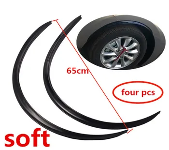 

4Pcs Carbon Fiber Car Fender Flare Wheel Eyebrow Protector Wheel Arch Trim Strip Audi A4 A6 A1 A3 A5 A8 A7 S1 S3 S4 S6 S7 S8 S5