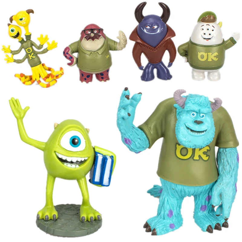 12 шт./набор Disney Pixar Monsters Universal inc. Sullivan Mike Wazowski Randall Boggs модель игрушки для детей
