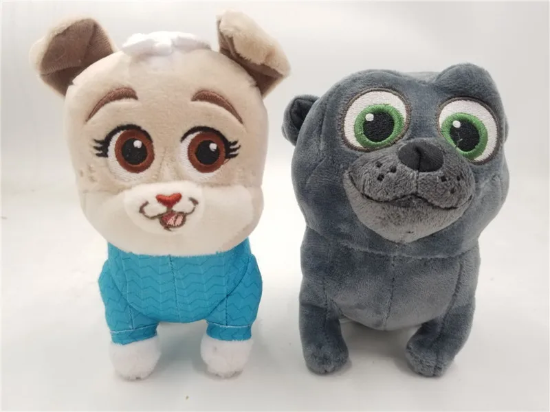 Disney Junior Bingo Pug Plush Puppy Dog Pals Soft Stuffed Toy Small 6" 15 cm 