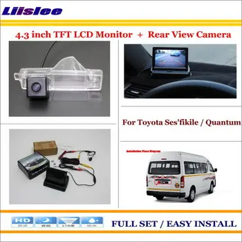 

Liislee For Toyota Ses'fikile / Quantum - Car Reverse Back Rear Camera + 4.3" LCD Screen Monitor = 2 in 1 Rear Parking System