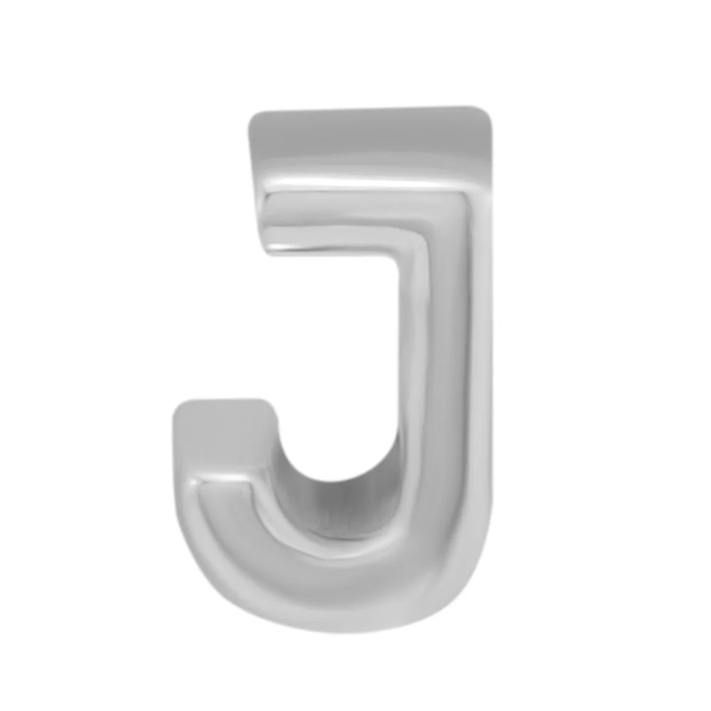 Fits Europe Charms Bracelet Authentic 925 Sterling Silver Letter J