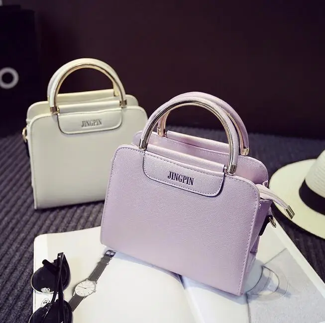 

High quality Female bag 2017 New Fashion Handbags Simple Shoulder Messenger bag Ladies Tote bag Quality PU leather Women bag