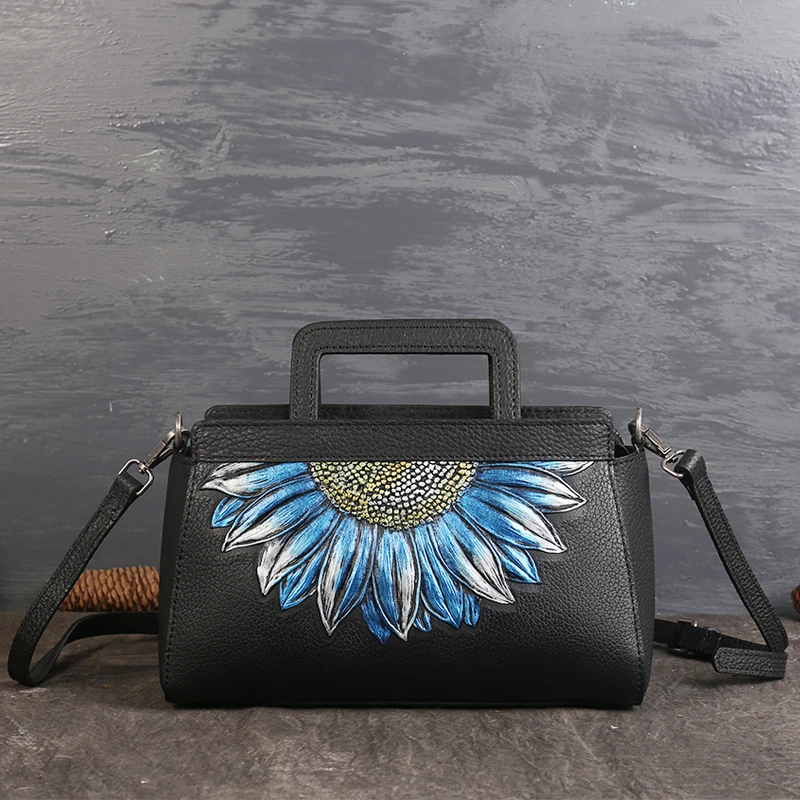 Women Bag Leather Top Handle Handbag Cross Body Shoulder Bag Messenger Tote Bag Purse double handle iridescence tote bag