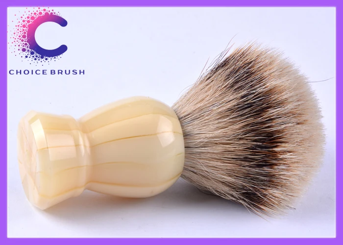 CSB highmount кисть из серебристого барсучьего волоса щетка для бритья волос с ручкой из смолы