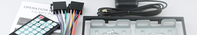 2 din Автомагнитолы gps навигации игрока MP5 7 "HD Сенсорный экран Bluetooth USB AUX MP4 мультимедиа 2din Авторадио заднего вида Камера