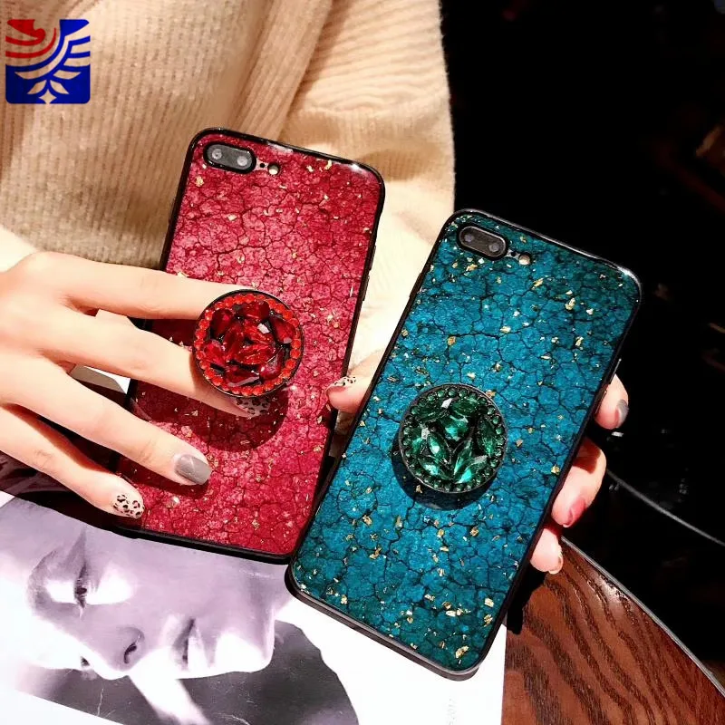 PEIPENG Luxury Gold Foil Bling Marble diamond  phone case Phone Cases Soft TPU Cover  For iphone 6 6S 7 8 Plus X Xs Max Christmas gift10