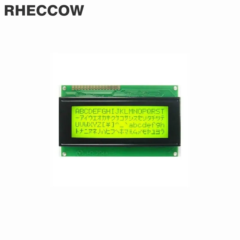 

RHECCOW 30pcs/lot 5V Character LCD Module Display LCM 1604 164 16X4 yellow green blacklight black character