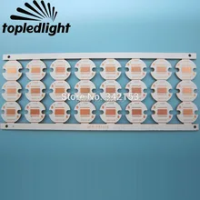 Topledlight Настройка печатной платы Светодиодная лампа база для Cree XHP70 XHP-70 XHP70.2 12 в 16 мм медная печатная плата 48 шт./партия