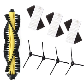 

1*Main Brush + 3*HEPA Filter + 3*Sponge + 4*Side Brushes for ILIFE A4 A4S T4 X432 X430 X431 Robot Vacuum Cleaner Accessories Kit