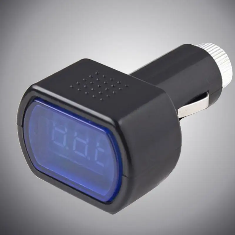 СВЕТОДИОДНЫЙ цифровой дисплей прикуривателя измеритель напряжения вольтметр датчик для автомобиля Авто батареи автомобиля