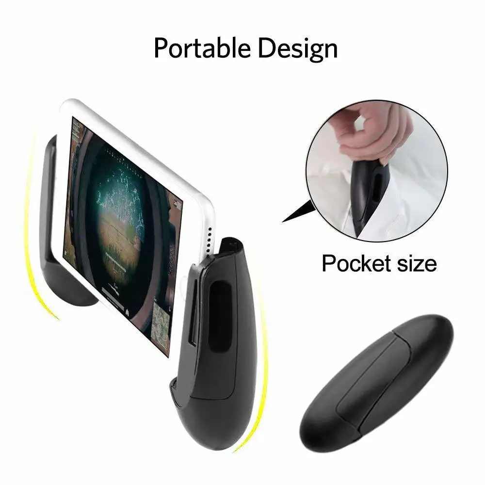 Zorx Gamepad For Knives Out PUBG Mobile Phone Shoot Game Controller l1r1 Shooter Trigger Fire Button 3 in 1 For iOS Android