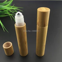 15 мл бамбуковый рулон на флаконе для духов контейнер с кремом для век ролик косметический лосьон бутылки для парфюмерии эфирное масло 12 шт./партия