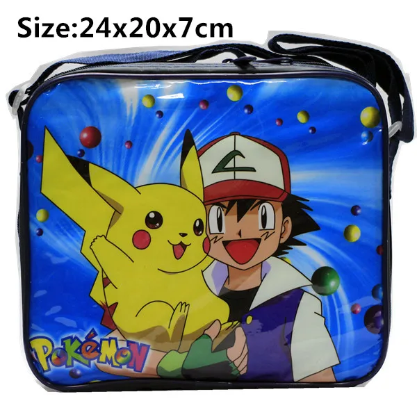 Anime Pokemon Pikachu Insulated Lunch Bag Pinic Bag Boys Girls School Lunchbox