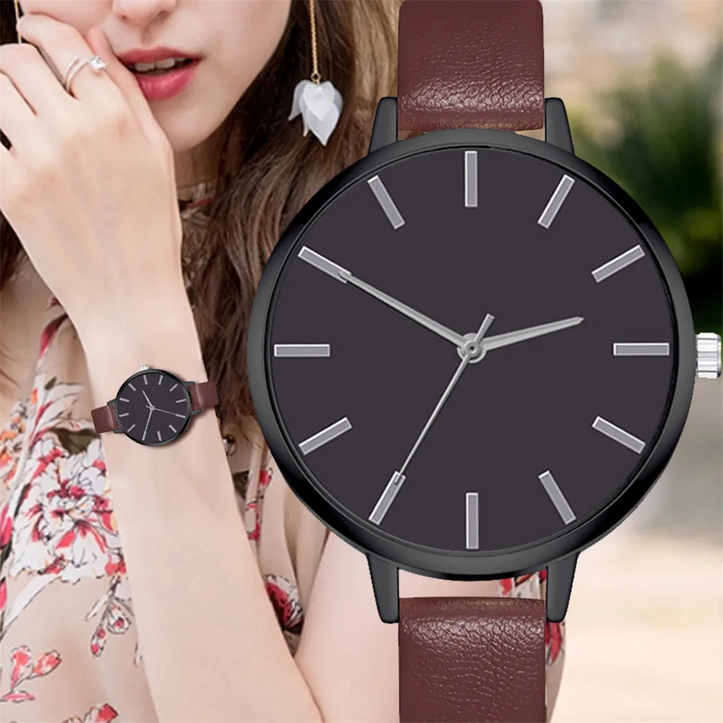 

Wristwatches 2019 Quartz Watch Woman's High-end Blue Glass Life Distinguished relogio feminino reloj mujer relogio digital