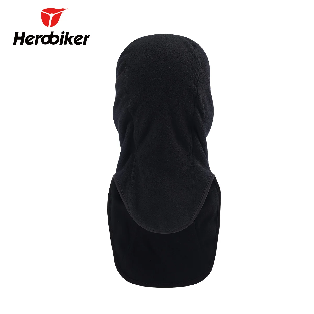 HEROBIKER الأسود دراجة نارية وجه قناع الخريف الشتاء الحراري الصوف بالاكلافا دراجة نارية قناع موتو يندبروف الدراجات التزلج قناع