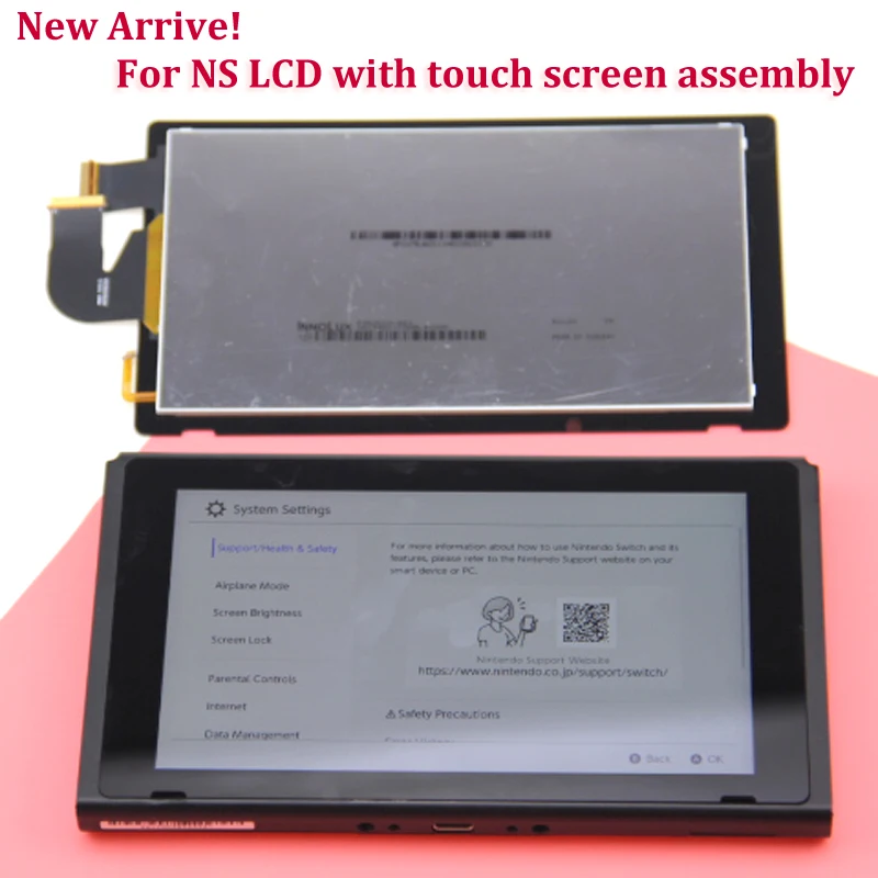 

Original new lcd screen replacement for Nintend Switch LCD Display+Touch screen fully fitted assembly